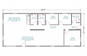 Office-Training Center Floor Plan Office-Training Center Floor Plan