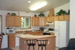 natural finish oak cabinetry