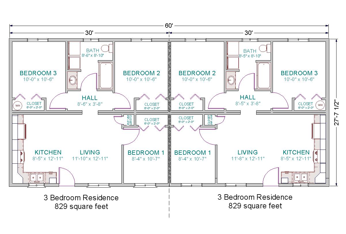 3 Bedroom Duplex Floor House Plans 3-bedroom-duplex-floor-house-plans