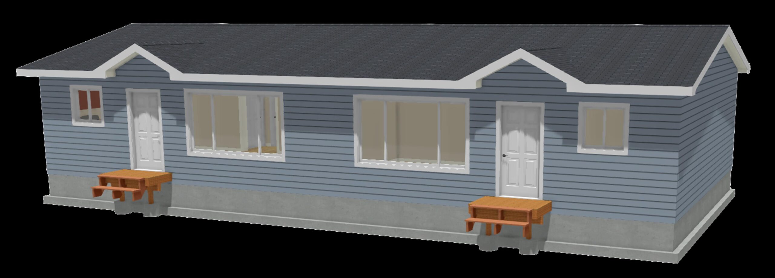 TLC Modular Homes Duplex 28’x56′ Modular Home